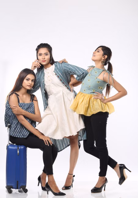 Cropped Bege Estampado